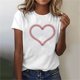 thumbnail image 4 of Blusas de Manga Corta para Mujeres Cuello Redondo Sencillo Casual Ajuste Regular, Top de Algodón de Imitación de Moda para el Hogar Y Diario, 4 of 4