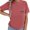 Brick Red, variant on GDREDA One Shoulder Maternity Top Women's Fashion Casual Comfortable Nursing Mom Zipper Nursing Tops Brick Red,M