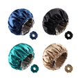 thumbnail image 1 of wonima11 Adjustable Silk Bonnet for Sleeping Women Hair Satin Accessories Curly Gorro de Seda para Dormir Anti Frizz Sleep Bonnets, 1 of 1