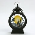 thumbnail image 3 of Bougie Rétro LED Halloween Portable Vent Rond Ornements d'Ambiance Lampe Décorative Électronique, 3 of 8