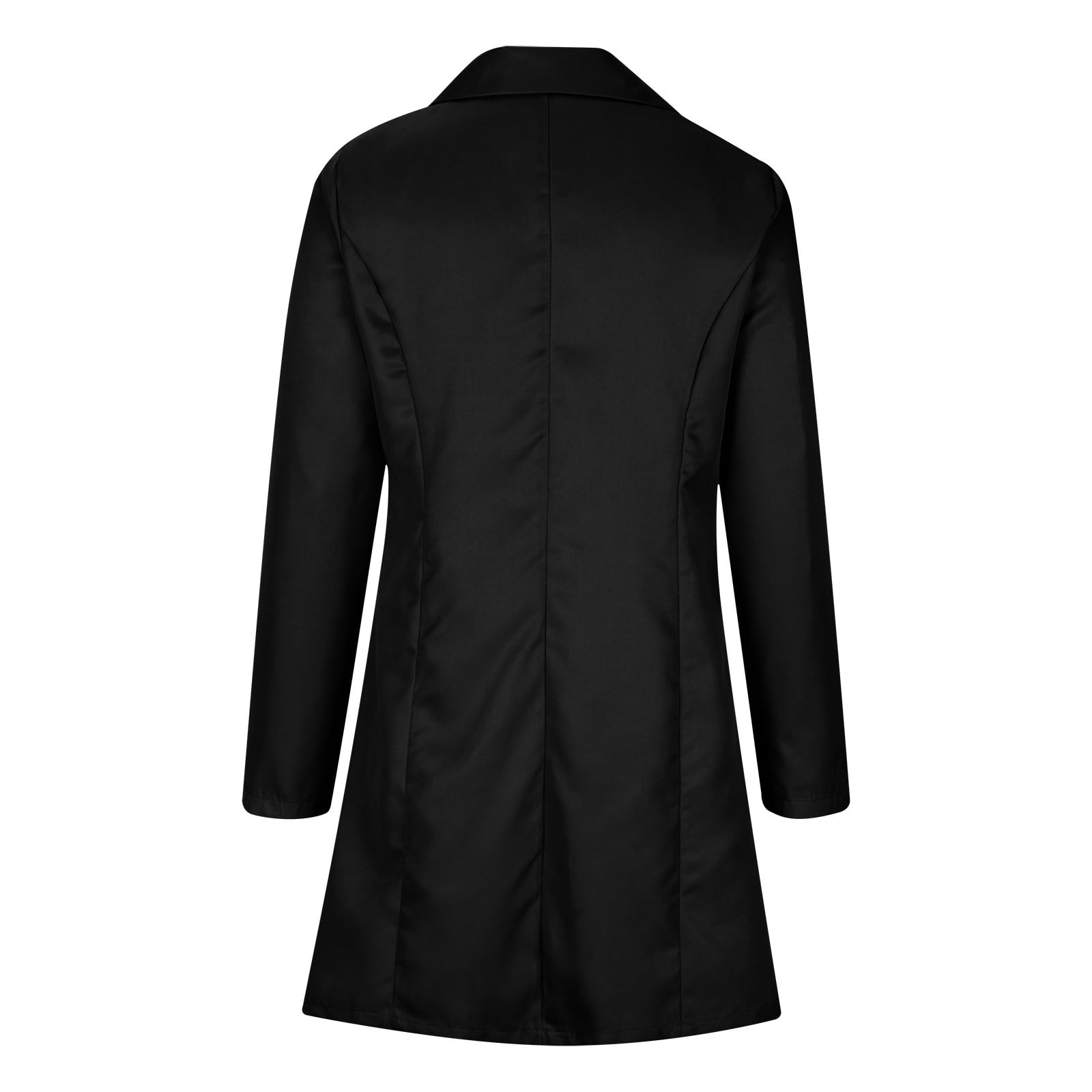 XFLWAM Women's Elegant Blazer Dress Lapel Long Sleeve Double Breasted  Jacket Dress Work Office Blazer Jacket Black XXL 