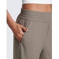 thumbnail image 4 of CRZ YOGA Lightweight Wide Leg Casual Pants for Women 30" Flowy Travel Work Loose Fit Summer, 4 of 5