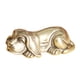 thumbnail image 5 of Figuras de estatua de perro, centro de mesa, adornos de jardín, escultura de regalo, figuras de animales de latón para decoración del hogar, arte de, 5 of 9