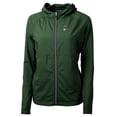 thumbnail image 2 of Women's Cutter & Buck Green Michigan State Spartans Adapt Eco Knit Hybrid Recycled Full-Zip Hoodie, 2 of 3