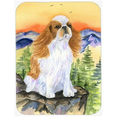 

English Toy Spaniel Glass Cutting Board - Large
