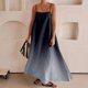 thumbnail image 1 of WILLBEST Vestidos para Mujer Verano Vestido Largo para Mujer con Ribete En Contraste y Tirantes Finos Conjuntos de Verano Viajes Vacaciones Vestidos Largos sin Mangas Grande, 1 of 3