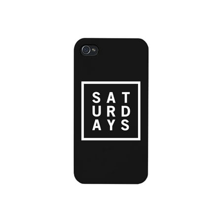 Saturday Black Phone Cases For Apple, Samsung Galaxy, LG, HTC Gift