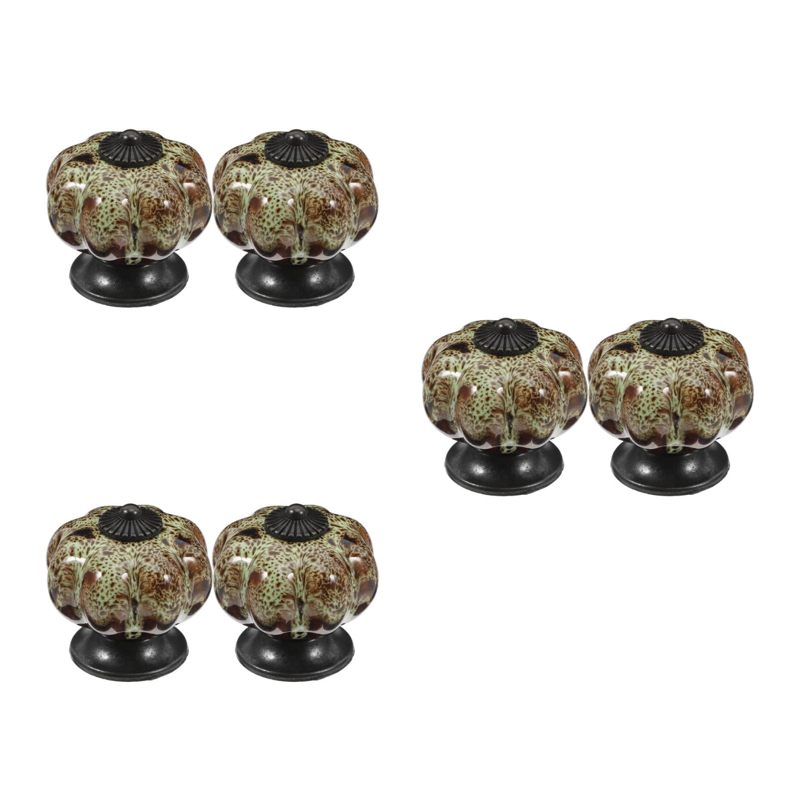 SKISUNO Vintage Ceramic Drawer Knobs Safe and Cabinet Pulls 6Pcs