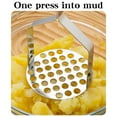 thumbnail image 3 of Potato Masher Food Press - Stainless Steel, Ergonomic Grip, Mirror Polished Finish, Easy Cleaning, Kitchen Utensil, Baby Food Tool, 3 of 8