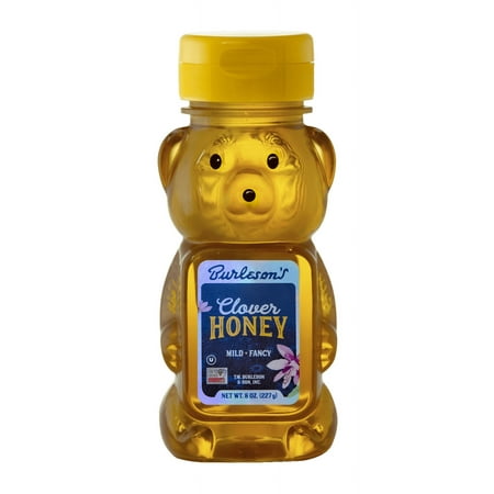 Burleson s Grade A Natural Clover Honey  8 fl. oz.