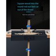 thumbnail image 4 of Woodworking Drilling Straight Hole Locator Square Lathing Round Wooden Stick Round Tenon Making Tool Round Tenon Puncher, 4 of 5