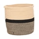thumbnail image 2 of Cesta de almacenamiento Macarena para ropa tejida decorativa, 2 of 8