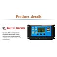 thumbnail image 3 of Panel USB Regulador de Batería LCD 10/20A Carga Solar 12V/24V Adaptador de Herramienta, 3 of 8