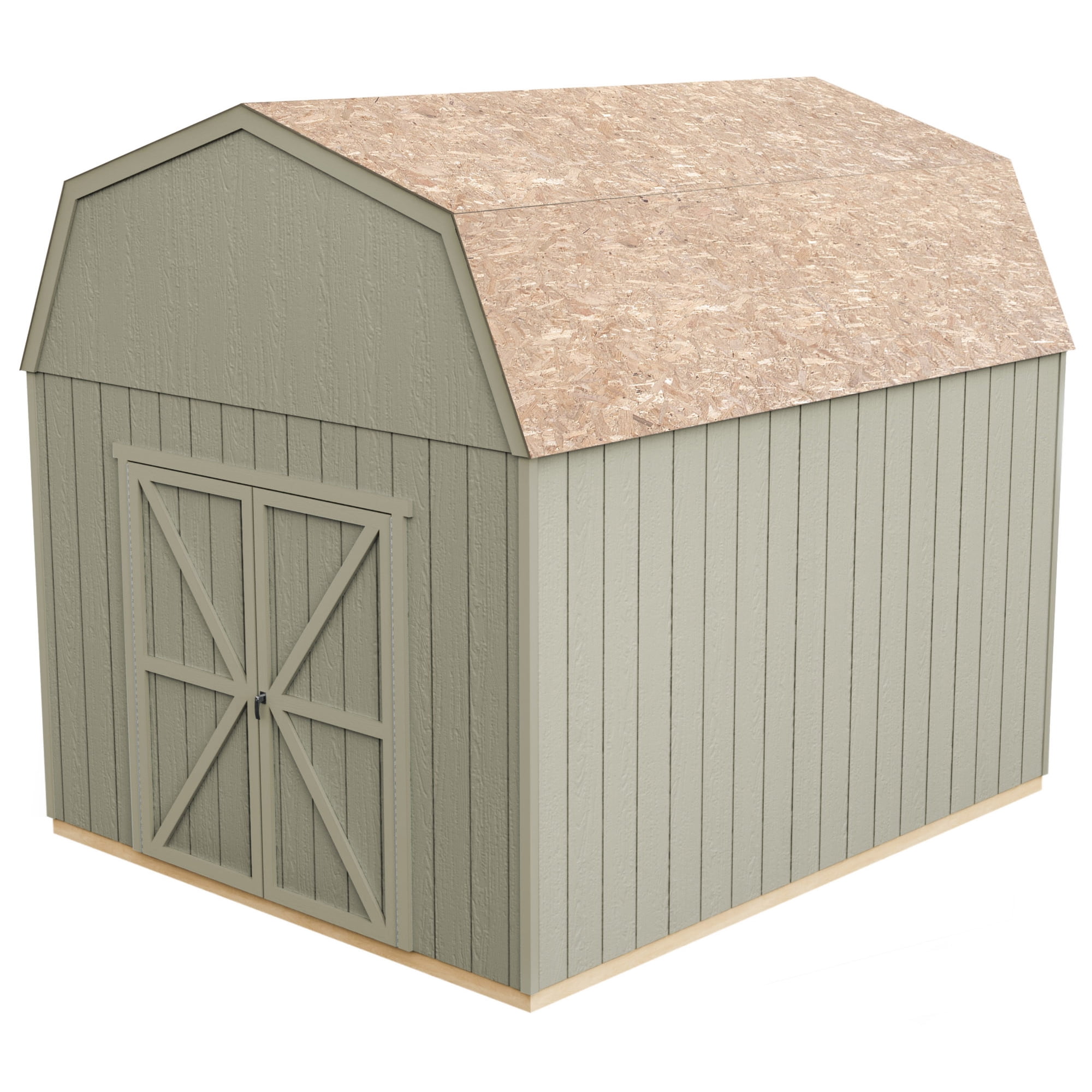 Handy Home Products Braymore 10 ft. x 12 ft. Wood Storage Shed