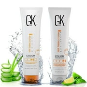 GK HAIR Global Keratin The Best COCO (33.8oz/1000ml) Smoothing Keratin Hair Treatment - Professional Brazilian Complex Blowout Straightening For Silky Smooth & Frizz Free Hair