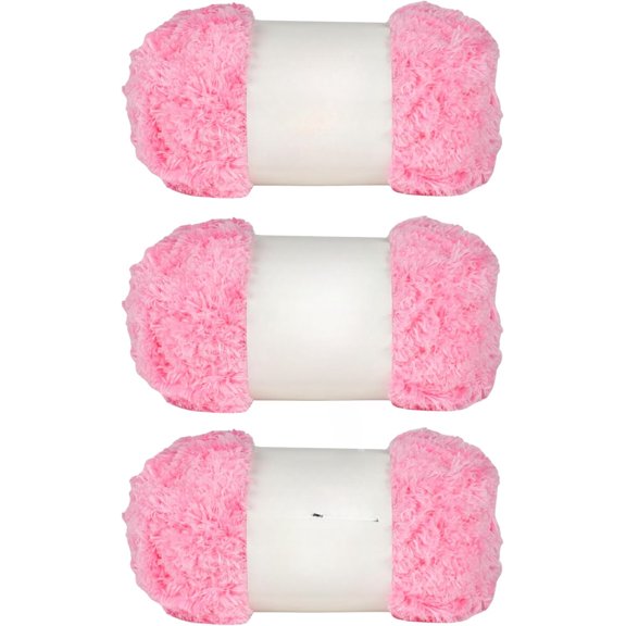 Fluffy Bulky Yarn – Super Soft Chunky Fuzzy Blanket Weight # 5 Yarn for Knitting Crocheting Crafting