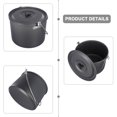thumbnail image 4 of 8L Outdoor Camping Cooking Hanging Pot 4-6 Persons Picnic Barbecue Hanger Pot, 4 of 11