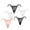 Black+Black+White+White+Pink, variant on Women's Side Tie G-String Thongs Panties Underwear Pack of 5