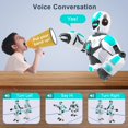 thumbnail image 4 of HPROMOT RC Robot Toy for Kids Remote Control Robot Toy, Smart Gesture Sensing Rechargeable & Programmable Robot Walking Dancing Singing Chirstmas Gift for 3-15 Years, 4 of 7