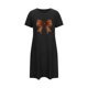thumbnail image 5 of Camisón corto de talla grande para mujer, camisón de manga corta con estampado de pecho a la moda, camisón para mujer, 5 of 5