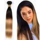 thumbnail image 3 of Paquete de extensión de cabello de 1 pieza de 12 "pulgadas, cabello lacio , color de natural Ombre / blancas Macarena Extensión de cabello brasileño, 3 of 8