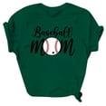 thumbnail image 4 of Lilgiuy Personalized Baseball Mom Shirt - Custom Baseball Mom Shirt with Name and Number for Mothers Day Clearance, 4 of 5