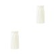 thumbnail image 1 of Jarrón nórdico Kearding de plástico para decoración de flores 3501 blanco leche, 1 of 6