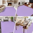 thumbnail image 6 of Purple Large Area Rugs for Bedroom Living Room, Soft Non Slip Carpet Bedside Rug, Modern Pure Lavender Purple Rectangular Floor Cover Kitchen Accent Rug 6'x9' for Dining Room/Office, 6 of 9