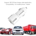 thumbnail image 7 of 30W Ultra Fast Charging Dual USB Port (2.4A & Quick Charge 3.0) Car Charger for Samsung Galaxy S20 FE, S20, S20+ Plus, S20 Ultra - Black, 7 of 7
