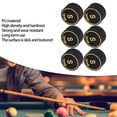 thumbnail image 3 of Pool Cue Tips Professional Multi Layers Billiard Pool Cue Tips Replacement for Pool Cues and Snooker 14mm Black 6pcs, 3 of 7