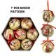 thumbnail image 3 of 7 piezas de bolas navideñas decorativas de Año Nuevo 2024 para el hogar, adornos navideños, bolas de PVC de alce, decoración para el día de Navidad, 3 of 5