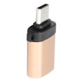 thumbnail image 2 of Adaptador USB3.0 hembra a tipo C Convertidor de carga de datos OTG Stretch Head sin cadena (dorado), 2 of 9