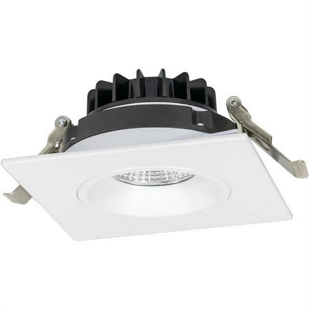 

Jesco 4 in. 12W 5CCT 90CRI Luke LED Square Regressed Gimbal Recessed Downlight White