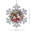 thumbnail image 2 of Gravity Falls Snowflakes Ornaments Christmas Tree Decorations Alloy Hanging Decorations Snowflake Pendant 8 PCS, 2 of 8