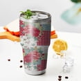 thumbnail image 3 of 30oz Pioneer Flower Tumblers Stainless Steel Tumbler with Lid and Straw,Vacuum Insulated Double Wall Travel Tumbler Cups Mug with Cleaning Brush for Coffee,Tea, 3 of 7