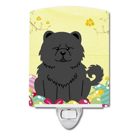 

Easter Eggs Chow Chow Black Ceramic Night Light