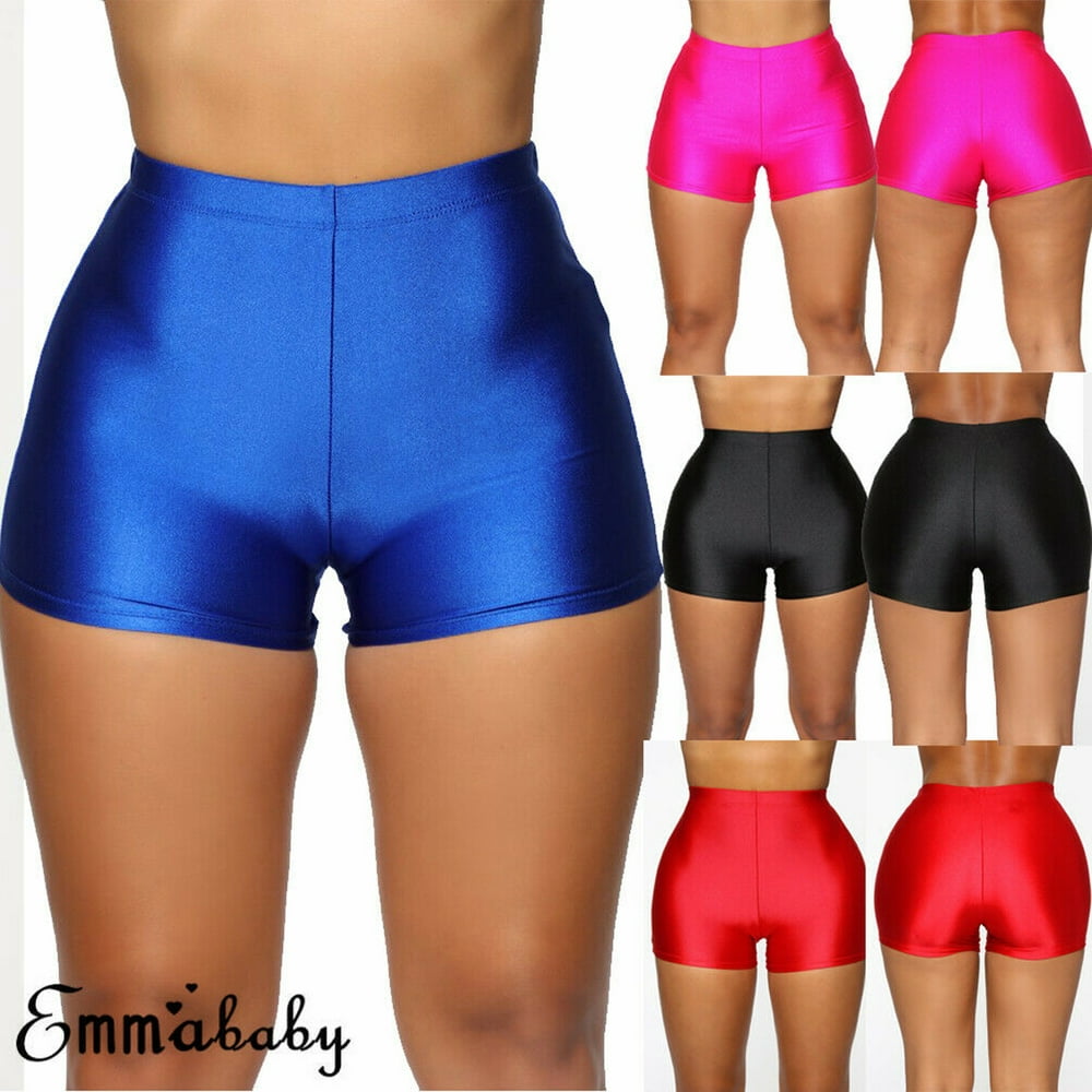 Bagilaanoe Women Skinny Running Sports Yoga Short Pants Shorts Hot Pant Compression Fitness