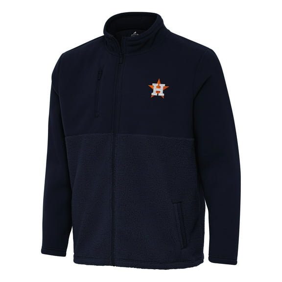 Men's Antigua Navy Houston Astros Daily Fused Full-Zip Jacket