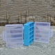 thumbnail image 4 of Caja contenedor de almacenamiento de anzuelos de pesca afilados de doble cara, plástico de gran capacidad, 10 rejillas, 4 of 8