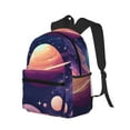 thumbnail image 2 of Lsque Planet Pastel Galaxy Classic Casual Backpack - Large Capacity Water-Resistant Backpack for School, Work, Travel, and Outdoor Activities, 2 of 8