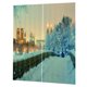 thumbnail image 1 of Cortinas opacas con aislamiento térmico Impreso cortina para puerta / dormitorio 170x200, 1 of 9
