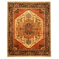 thumbnail image 2 of EORC Ivory Hand Knotted Wool Traditional Serapi Rug, 9' x 12', 2 of 4