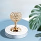 thumbnail image 5 of Candelabro de cristal para decoración de dormitorio y aniversario Dorado S, 5 of 6