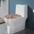 thumbnail image 3 of ZIATUBLE Cow Print Sunflower Toilet Lid Cover Cute Standard Toilet Lid Covers for Bathroom Machine Wash Round Toilet Seat Lid Covers Protective Toilet Lid Seat Home Decor, 3 of 6