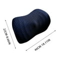 thumbnail image 3 of LiUMX Car Lumbar Support Cushion | Memory Foam Backrest Pillow for Driving Seat | Waist & Back Pain Relief | Ergonomic Car Seat Support, 3 of 5