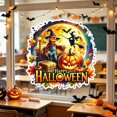 thumbnail image 7 of Orangide Halloween Window Clings, Scarecrow Pumpkin Decals Removable for Glass Door Wall Home Party Decorations, 7 of 7