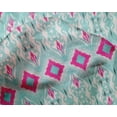 thumbnail image 4 of oneOone Silk Tabby Fabric Geometric Ikat Print Sewing Fabric BTY 42 Inch Wide, 4 of 4