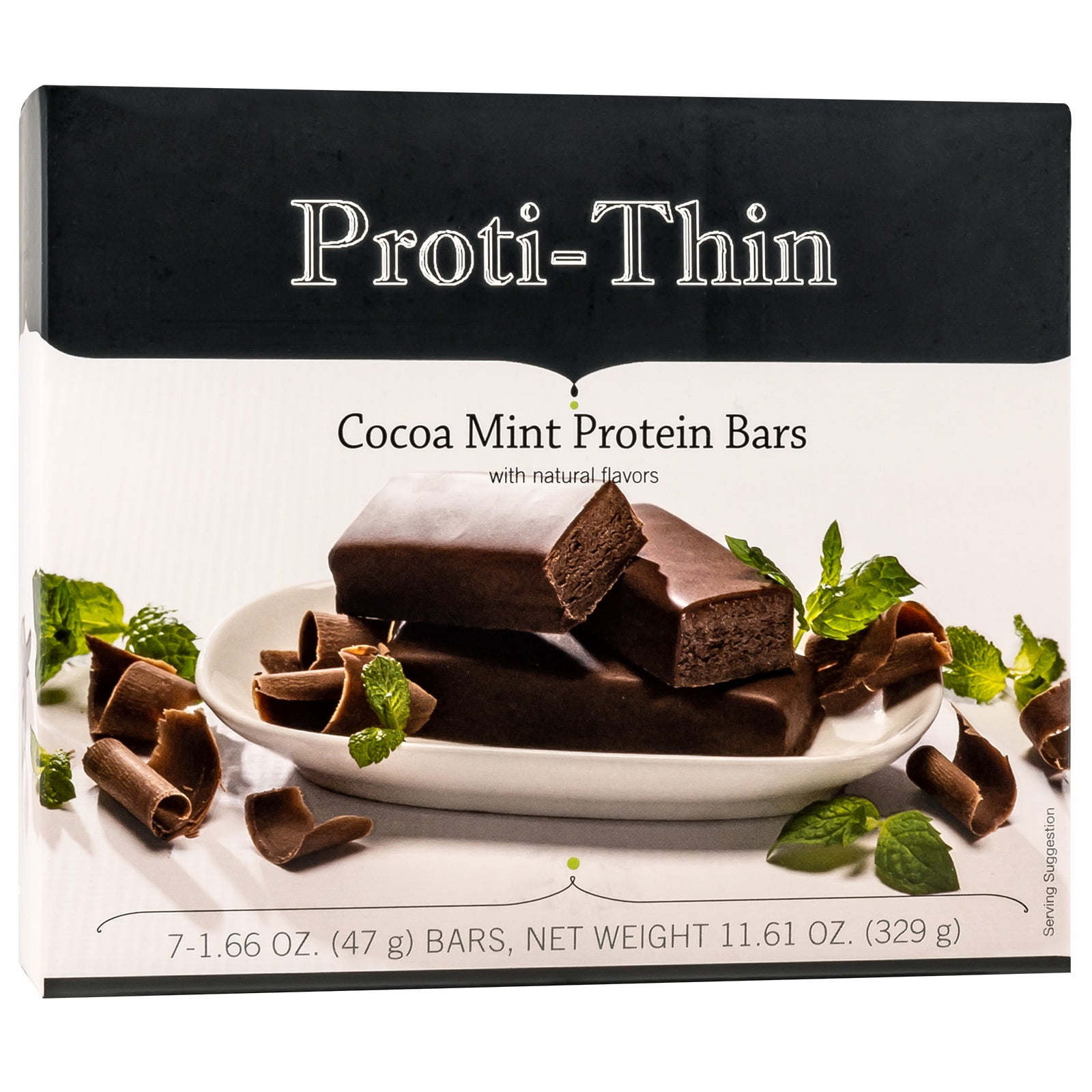 ProtiThin Cocoa Mint Protein Bar Ideal Protein Compatible 15g