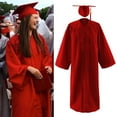 thumbnail image 3 of Ettsollp Graduation Gown Cap Tassel Set Class of 2025 Graduation Dressing Up Costume Unisex Academic Dress for High School University, 3 of 8