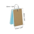 thumbnail image 2 of Unique Bargains 3.5' x 2' Blank Flash Cards with Rings Study Cards Index Cards Note Card Pre Hole Punched, Blue 150 Pack, 2 of 5